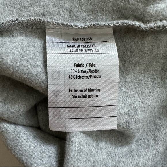 Real Work Mens Sweatshirt Jacket Gray 1/4 Zip Front Pullover Jacket Large NEW - Picture 11 of 14